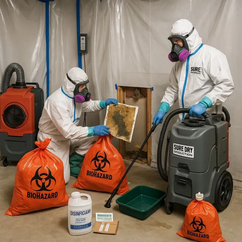 Contaminated Water Handling Protocols process in Clay, PA
