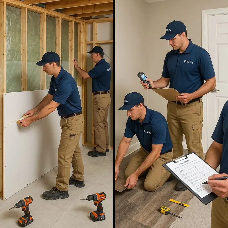Repairs and Reconstruction process in Clay, PA